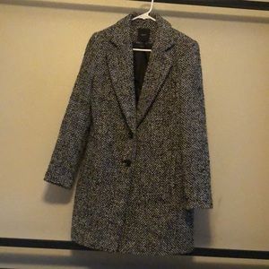 Tweed forever 21 long pea coat